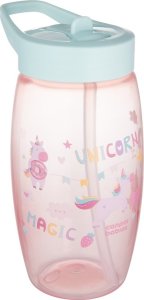 Bidon ze ze składanym ustnikiem 400 ml Jednorożce 1