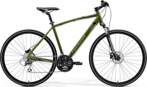 Rower crossowy Merida CROSSWAY 20-D L(55) MOSS GREEN(SILVER-GREEN/BLACK) one size 1
