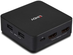 Przełącznik Lindy KVM Lindy 2-Port -C Dual HDMI 4K60 Switch 4