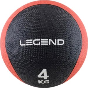 Piłka lekarska Legend Cellular 4kg czarno-czerwona 1