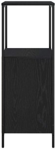 vidaXL Szafka łazienkowa z półkami, czarny dąb, 36x35x95 cm 7