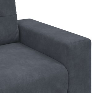 vidaXL Sofa Fotel Ciemnoszary 60 cm Aksamit 7