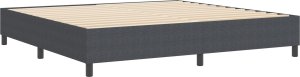 vidaXL Rama łóżka Ciemnoszara Metal 200 x 200 cm Trwała 8
