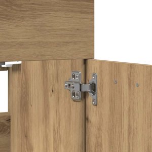 vidaXL 2-częściowy zestaw mebli łazienkowych, dąb artisan 10