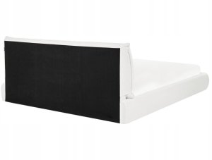 Beliani Łóżko wodne Boucle VINAY 180 x 200 cm Biały 5