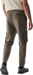 Spodnie męskie 4F CAS M0990 ciemny brąz 4FWSS25TTROM0990 80S M 2