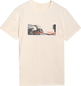 Koszulka męska 4F M2030 złamana biel 4FWSS25TTSHM2030 11S XL 1