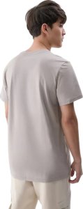 Koszulka męska 4F M2074 szara 4FWSS25TTSHM2074 26S S 2