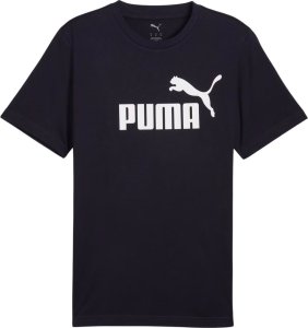 Koszulka męska Puma Ess No.1 Logo Tee granatowa 682532 16 L 1