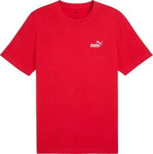 Koszulka męska Puma Ess Small No.1 Logo Tee czerwona 682534 11 L 1