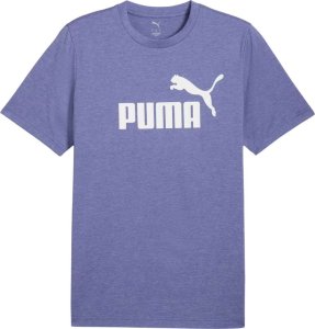 Koszulka męska Puma Ess No.1 Logo Heathear Tee fioletowa 682551 46 L 1