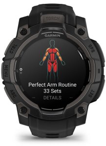 Zegarek sportowy Garmin Instinct 3 AMOLED - 45mm Czarny (010-02936-00) 3