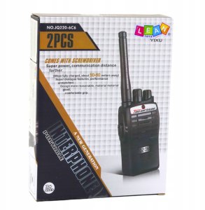 Zestaw Krótkofalówki Walkie Talkie Dla Dzieci Zasięg 50-60M 6