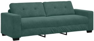 vidaXL Aksamit zielony Materiał aksamitny z solidnym drewnianym stelażem 2