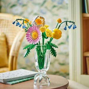 LEGO Icons Mały bukiet żółtych kwiatów (10347) 4