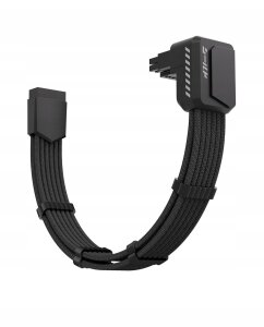 Przedłużacz przewód kątowy 90 stopni 12VHPWR STD 12+4 Pin 16 AWG EZDIY-FAB 1