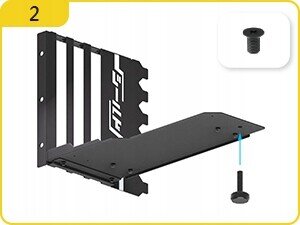 Uchwyt do karty graficznej Shirudo EZDIY-FAB Riser PCIE 4.0 Vertical GPU 6