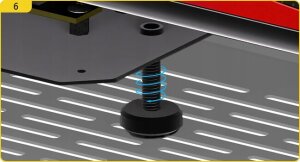 Uchwyt do karty graficznej Shirudo EZDIY-FAB Riser PCIE 4.0 Vertical GPU 10