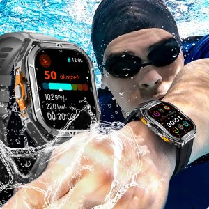 SMARTWATCH MĘSKI GPS ZEGAREK MENU POLSKIE ROZMOWY ZDROWIE SMART WATCH SPORT 11