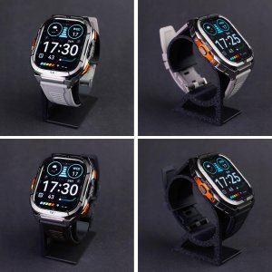 SMARTWATCH MĘSKI GPS PŁYWANIE WODOODPORNY SEN ROZMOWY SMART WATCH + 2 PASKI 6