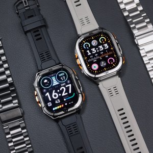 SMARTWATCH MĘSKI GPS PŁYWANIE WODOODPORNY SEN ROZMOWY SMART WATCH + 2 PASKI 8