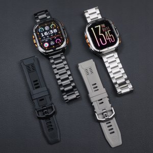 SMARTWATCH MĘSKI GPS PŁYWANIE WODOODPORNY SEN ROZMOWY SMART WATCH + 2 PASKI 9