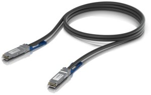 Ubiquiti UACC-DAC-QSFP28-1M-10 kabel InfiniBand / światłowodowy Czarny 1