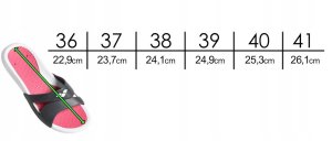 Klapki damskie plażowe basenowe Arena Nina rozmiar 41 4