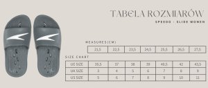 Damskie klapki plażowe basenowe Speedo Slides One Piece Af rozmiar 35,5 3