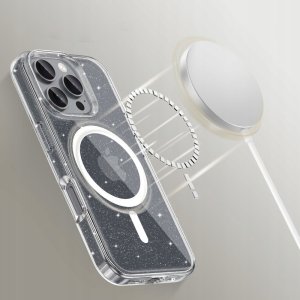 Etui Tech-Protect Flexair MagSafe Apple iPhone 16e Glitter 2