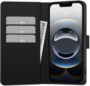 Etui z klapką Tech-Protect Wallet RS Samsung Galaxy S25 Ultra Black/red 2