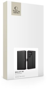 Etui z klapką Tech-Protect Wallet RS Samsung Galaxy S25 Ultra Black/red 5