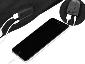 Plecak szkolny młodzieżowy music odblaskowy usb wielokomorowy świecący 9