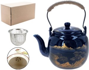 Czajnik ceramiczny z zaparzaczem 1