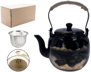 Czajnik ceramiczny z zaparzaczem 1