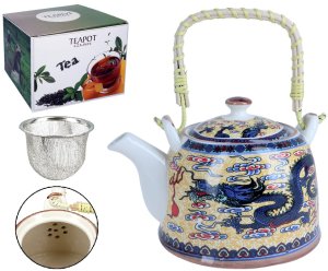Czajnik ceramiczny z zaparzaczem 1
