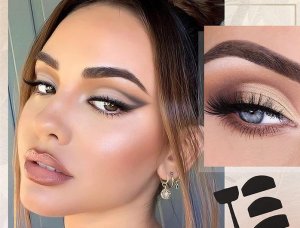 Zestaw silikonowych szablonów do malowamnia powiek 11