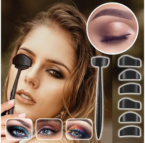 Zestaw silikonowych szablonów do malowamnia powiek 5