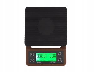 Waga kuchenna do parzenia kawy elektroniczna dokładna stoper tara 5kg 0,1g 9