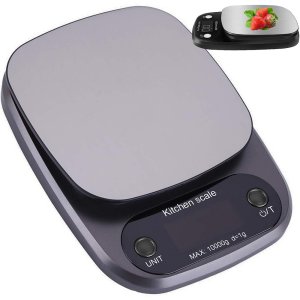 Waga kuchenna elektroniczna lcd domowa dokładna precyzyjna do 10kg 1g 1