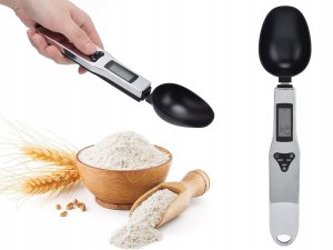 Waga kuchenna łyżka elektroniczna lcd cyfrowa prcyzyjna do ręczna 500g 15