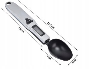 Waga kuchenna łyżka elektroniczna lcd cyfrowa prcyzyjna do ręczna 500g 19