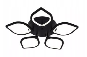 Żyrandol LED Kwiat Lampa Sufitowa Regulowana Ring 5