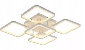 Żyrandol LED Kwadrat Plafon Lampa Sufitowa Biała 1