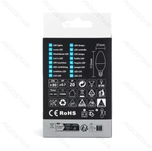 Żarówka LED C37 E14 12W Barwa Zimna 2 szt. 6