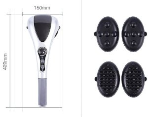 Masażer wibracyjny podwójny do ciała rozgrzewający wyszczuplający cellulit 7