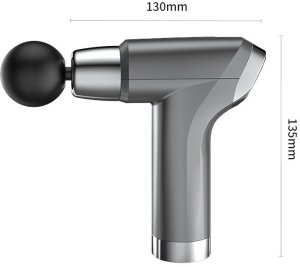 Masażer Verk Pistolet do masażu masażer do pleców ciała mocny 4 końcówki massage gun 4