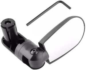 Lusterko rowerowe do roweru regulacja 360 stopni przykręcane do kierownicy 2