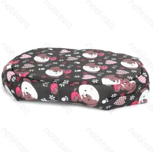 Zestaw 10 legowisk dla zwierząt domowych posłania brązowe w pieski 5