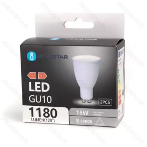 2 x żarówka LED GU10 15W Barwa Zimna 1190LM 3